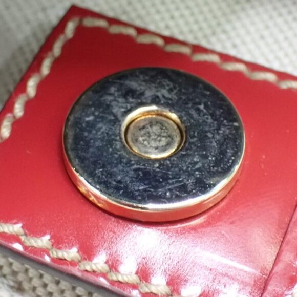 Gucci Red/White GG Supreme Canvas and Patent Leather Medium Heart Joy Tote - Picture 12 of 14